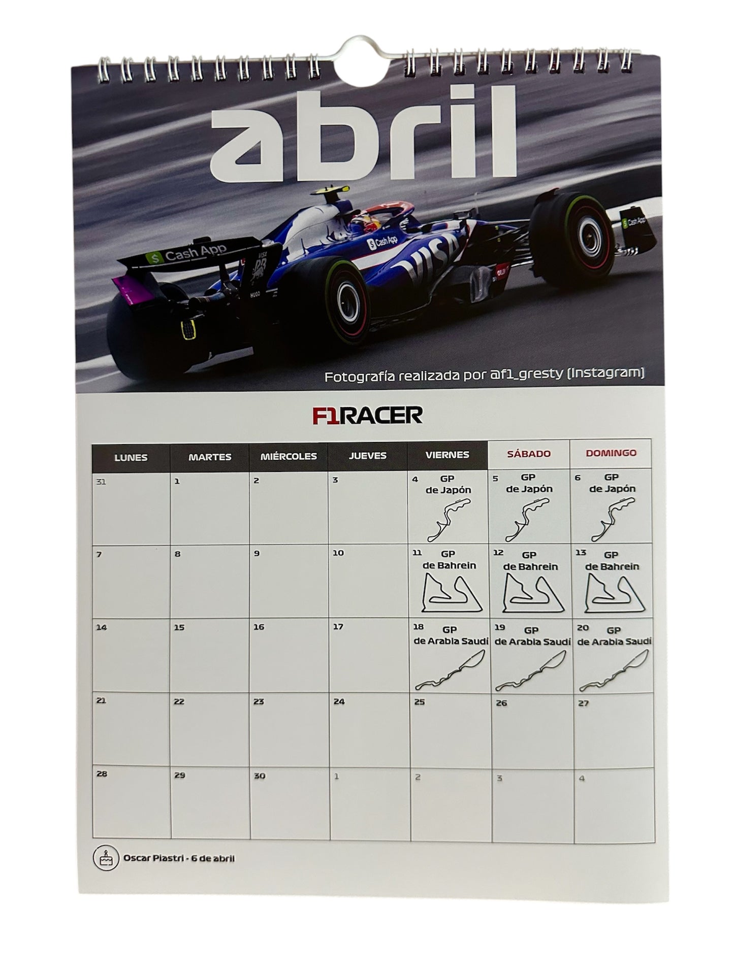 Calendario F1 2025